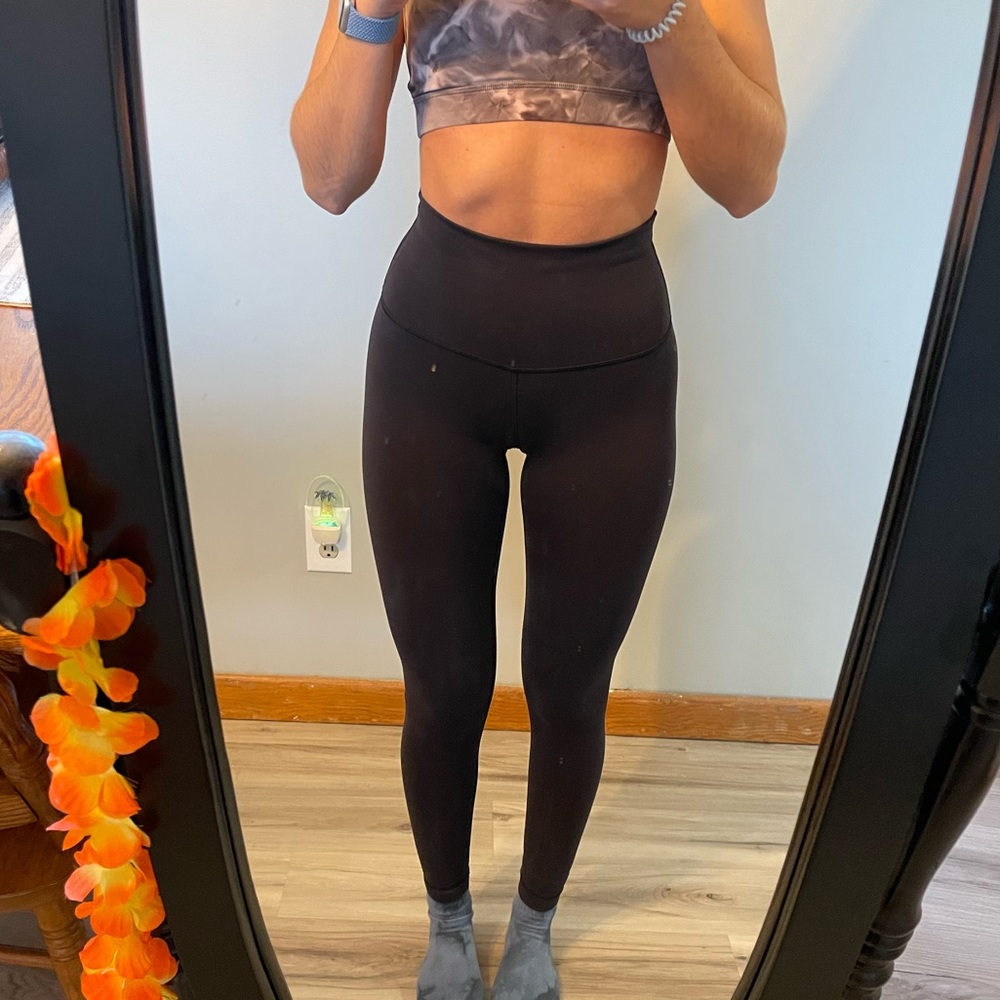***SOLD***Lululemon Wunder Train High Rise Tight 25”- Black